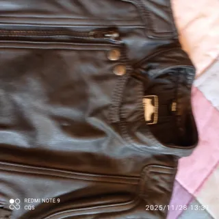 Cazadora cuero ECHTES mujer negra