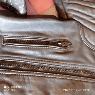 Cazadora cuero ECHTES mujer negra