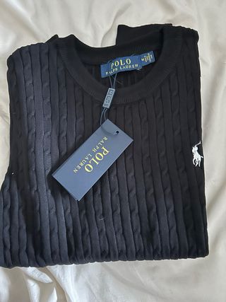 Polo Ralph Lauren Jersey Talla M Azul o negro