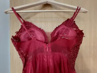 Vestido de fiesta largo rojo