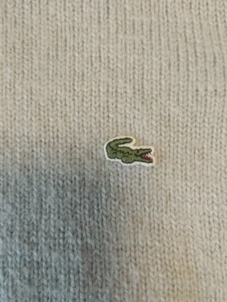 Jersey cuello alto Lacoste mujer Talla S