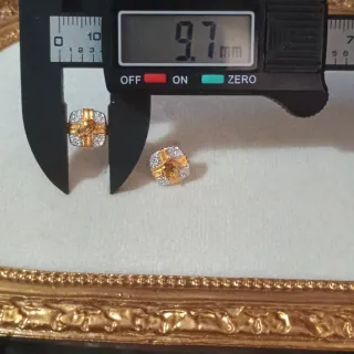 Pendientes Plata 925 Citrino Natural