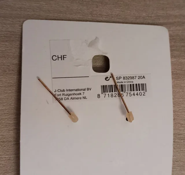 Orecchini MANOR tondi arancioni con strass