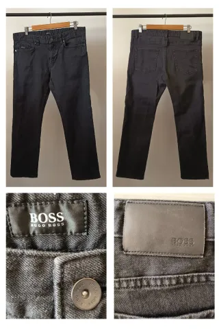 Vaqueros hombre Hugo Boss negros Talla L