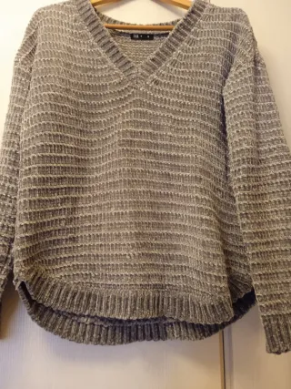 Jersey gris mujer talla S