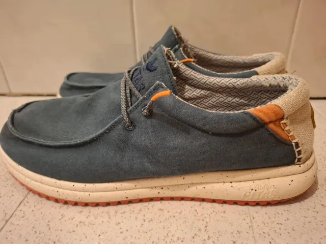 Zapatillas Walkinpitas Hombre Azul/Naranja