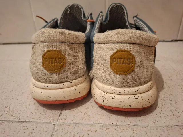 Zapatillas Walkinpitas Hombre Azul/Naranja