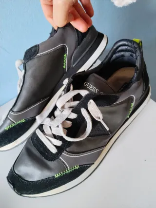 Zapatos Guess Hombre Negro/Gris