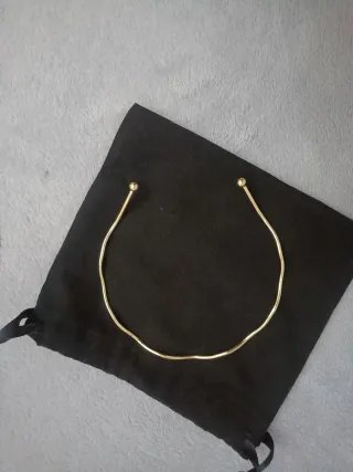 Gargantilla Choker Dorado