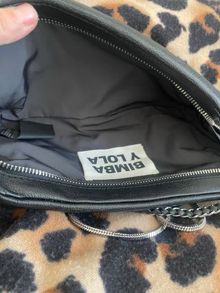 Bolso Bimba y Lola Piel Negro bandolera