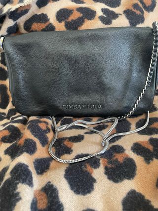 Bolso Bimba y Lola Piel Negro bandolera