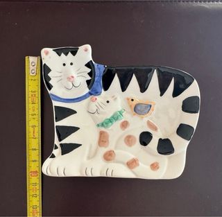 Portasapone Gatto Montemaggi Ceramica