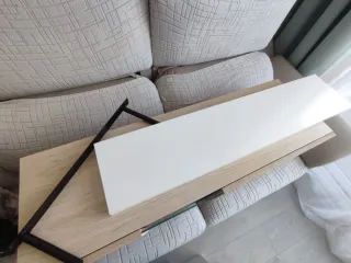 Mueble salón roble y blanco más comedor regalo