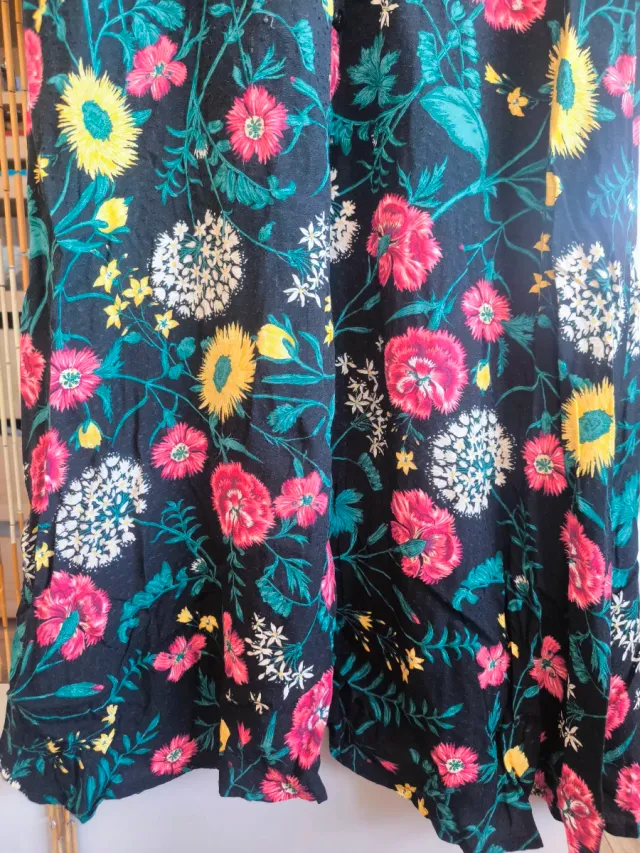 Vestido largo Springfield floral Talla XS