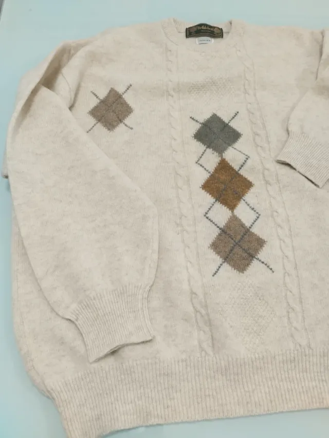 Jersey de lana con rombos