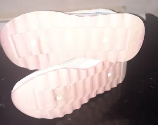 Zapatillas deportivas blancas y rosas Talla 36