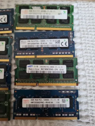 8x RAM DDR3 Notebook 16GB Totali