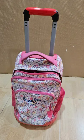 Mochila Pepe Jeans Niña Ruedas Flores