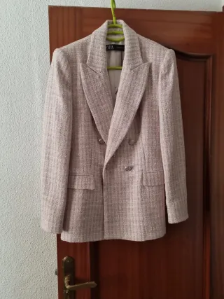 Americana Zara Beige y Rosa