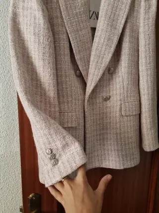 Americana Zara Beige y Rosa