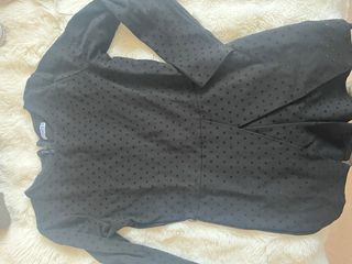 Peto negro con lunares talla 14 nocheviejaNochevie