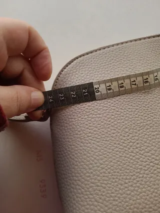 Bolso bandolera beige