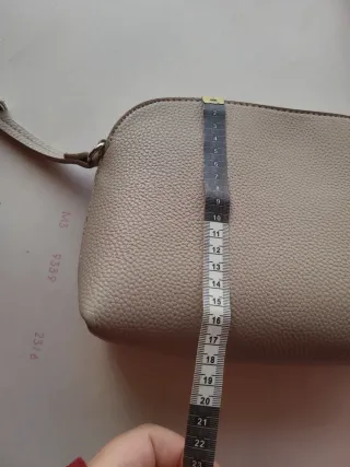 Bolso bandolera beige