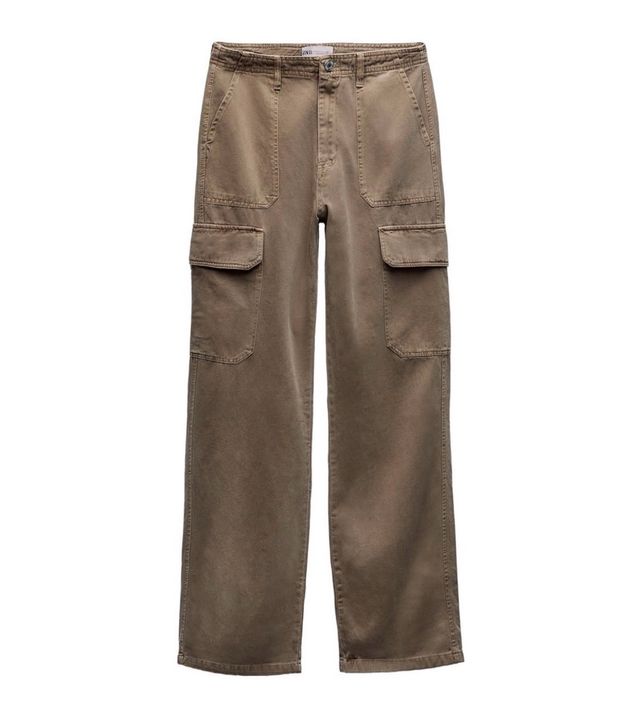 Pantalón cargo marrón