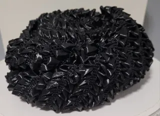 Tocado antiguo negro