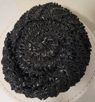 Tocado antiguo negro