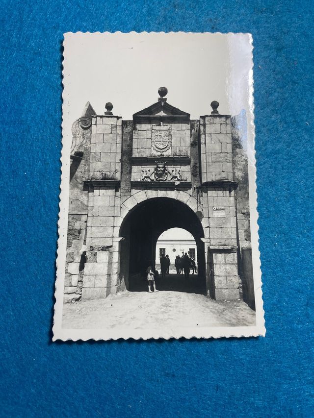 Postal Antigua Hostal Badajoz Puerta Pilar