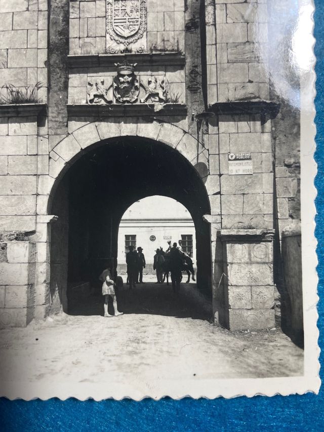 Postal Antigua Hostal Badajoz Puerta Pilar