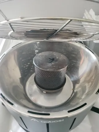 Barbecue portatile a carbone senza fumo