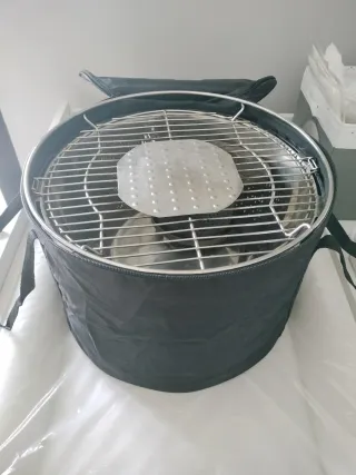 Barbecue portatile a carbone senza fumo