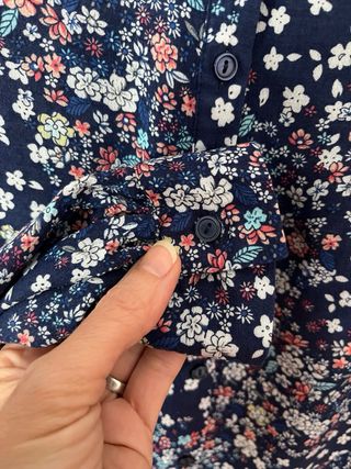 Camisa Gemo flores azul multicolor