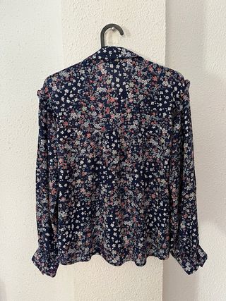 Camisa Gemo flores azul multicolor