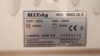 Microondas Bluesky Blanco