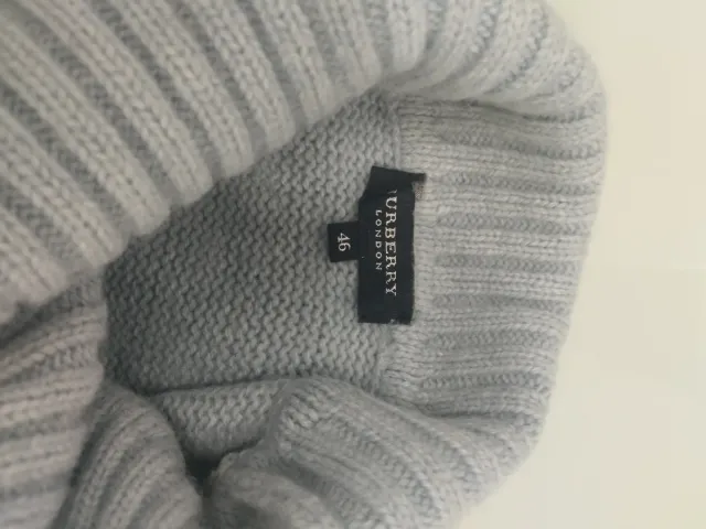 Chaleco Burberry Cuello Alto Rayas Mujer