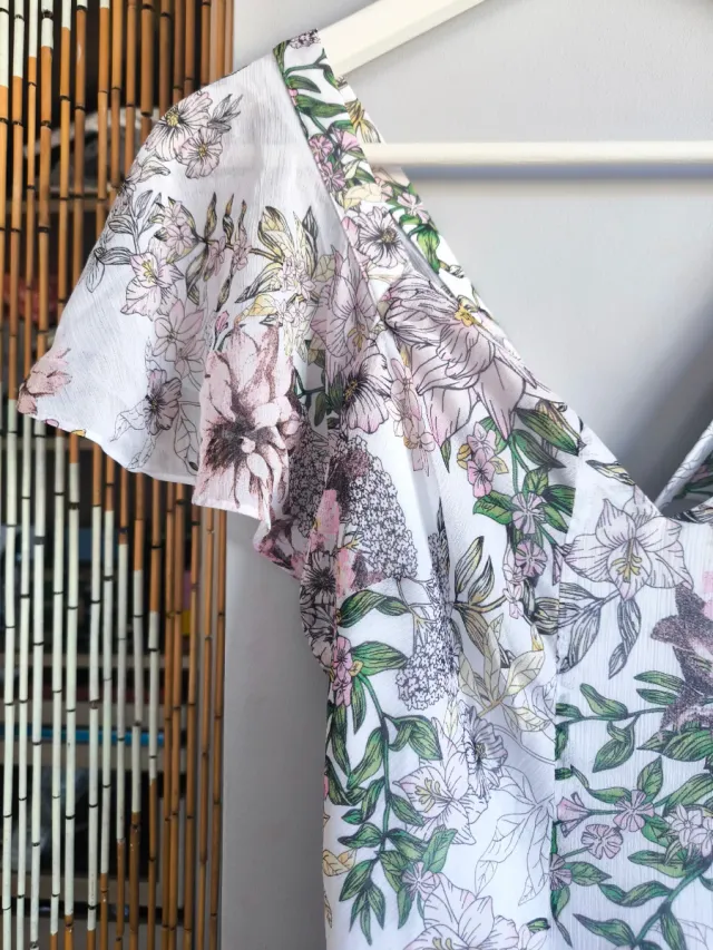 Vestido Guess Largo Estampado Talla S