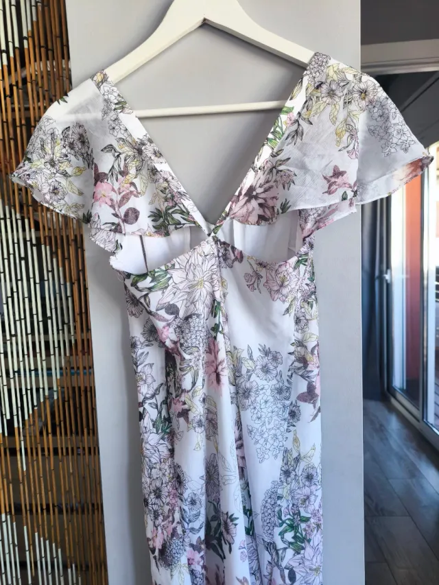 Vestido Guess Largo Estampado Talla S