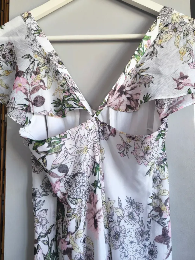 Vestido Guess Largo Estampado Talla S