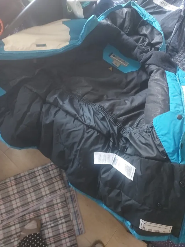 Chaqueta Columbia Azul y Blanca