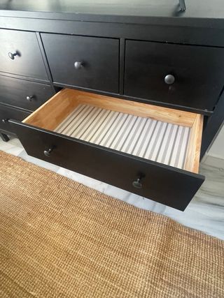 Cómoda Ikea Negra 8 Cajones