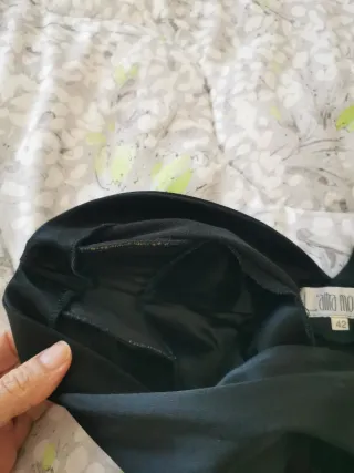 Tubino nero paillettes vintage anni 90