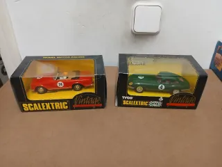 Lote 2 Coches Scalextric Vintage Exin