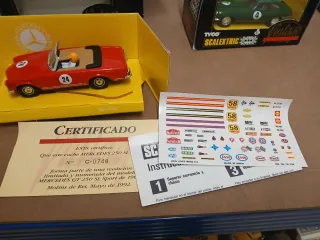 Lote 2 Coches Scalextric Vintage Exin