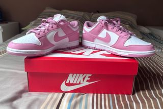 Nike Dunk Low Rosa y Blanco Talla 42