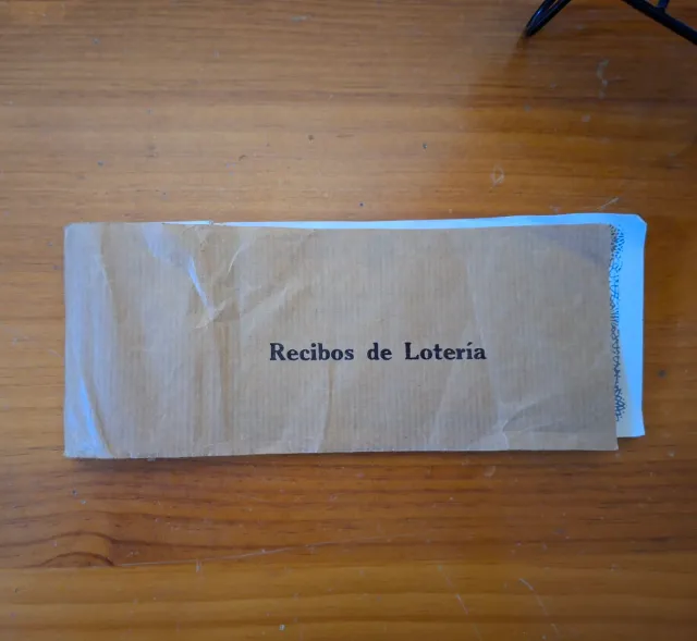 Talonario Vintage Lotería Nacional