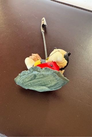 Portafoto coccinella con clip metallo