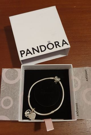 Pulsera Pandora Corazón Plata